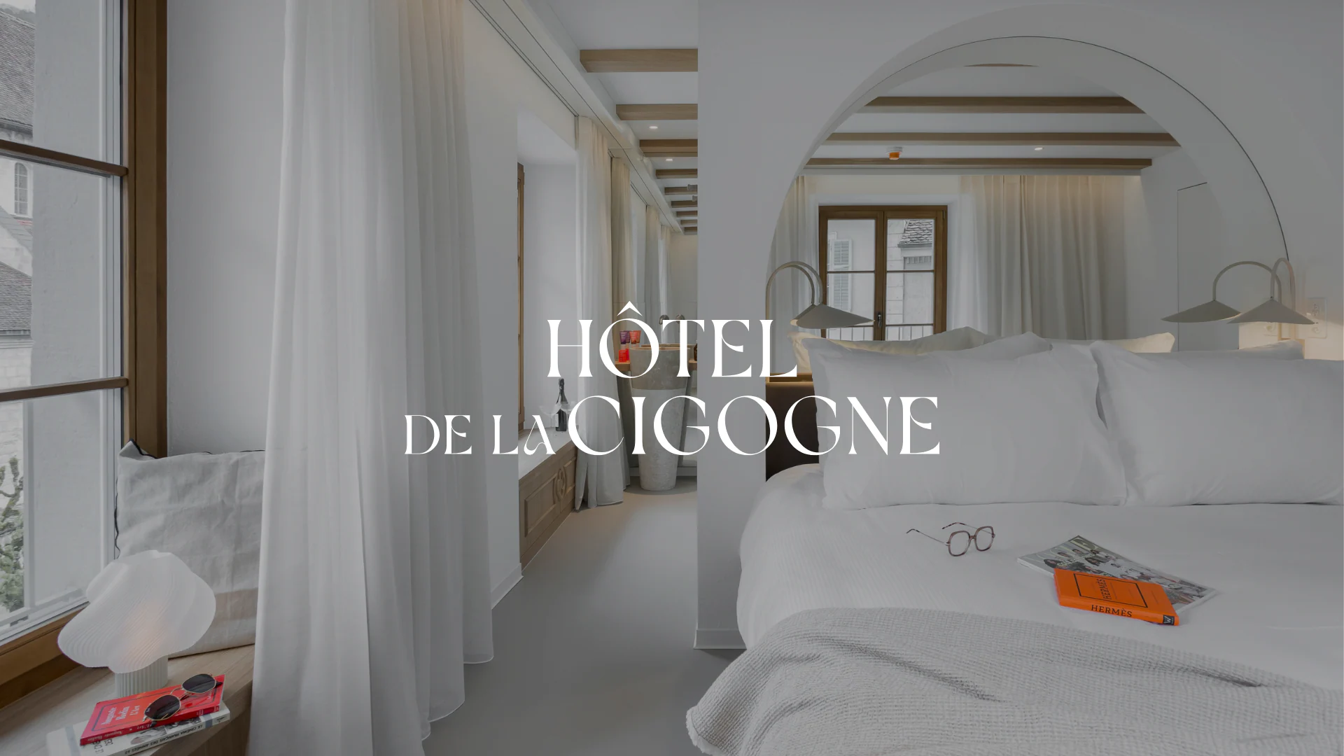 Identité visuelle d'un hôtel confidentiel